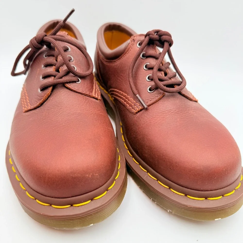 Dr. Martens 8053 Brown Crazy Horse Leather Padded Collar Oxford Shoe 11849 USM 7
